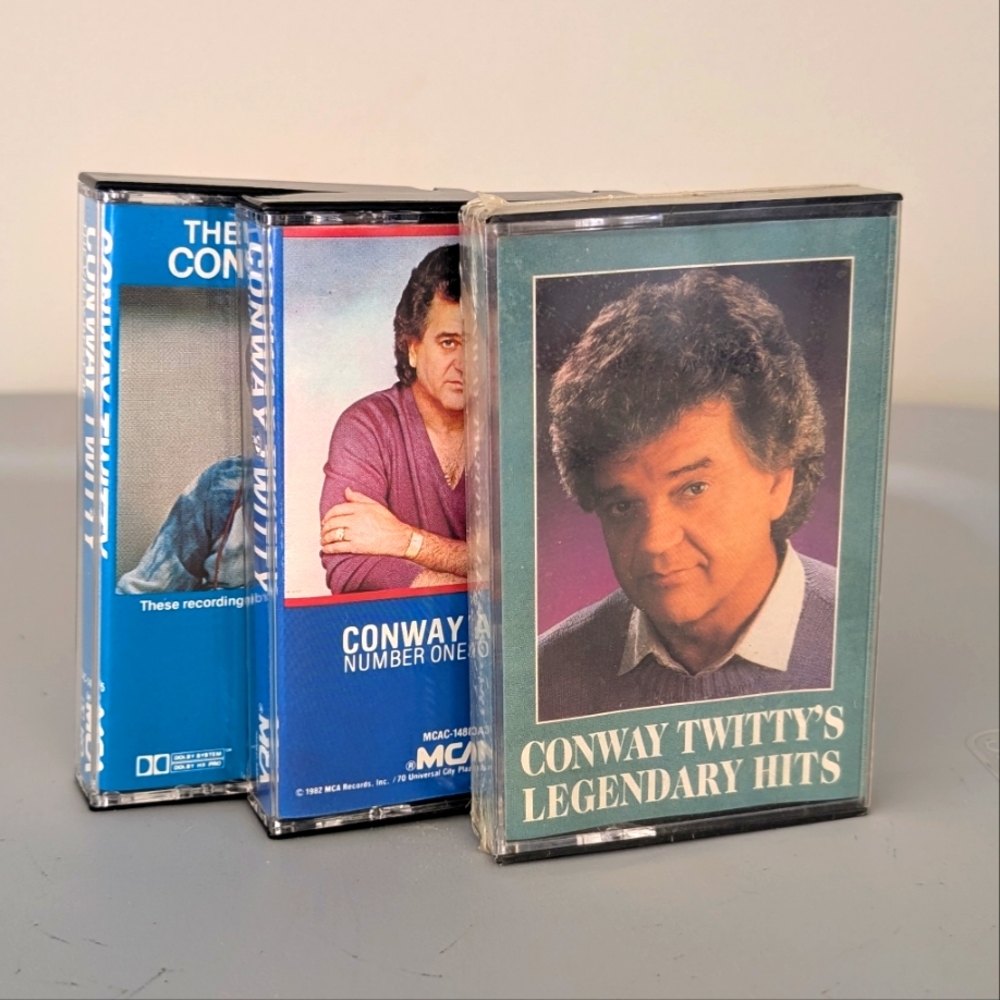 Vintage Conway Twitty Cassette Tapes